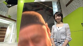 NEWSZERO女子アナ八木早希おっぱいキャプチャ画像