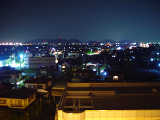 松山市/ファンタジアリゾート/601号室/夜景